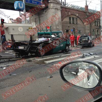 Massencrash am Währinger Gürtel