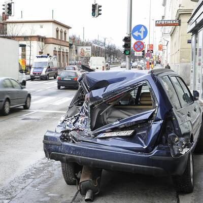 Massencrash am Währinger Gürtel