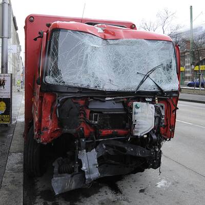 Massencrash am Währinger Gürtel