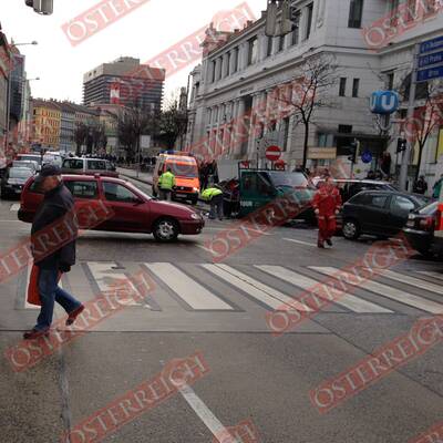 Massencrash am Währinger Gürtel