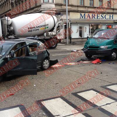 Massencrash am Währinger Gürtel