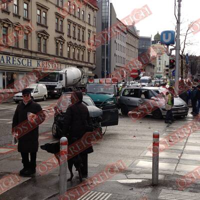 Massencrash am Währinger Gürtel