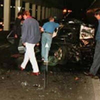 Lady Di kurz vor der Todesfahrt