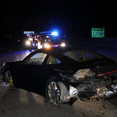 Alko-Unfall auf der Westautobahn