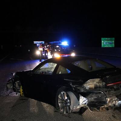Alko-Unfall auf der Westautobahn