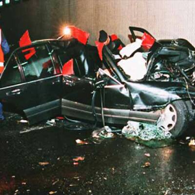 Lady Di kurz vor der Todesfahrt