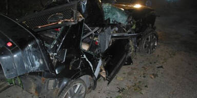 Pkw &uuml;berschl&auml;gt sich - Beifahrer (19) tot