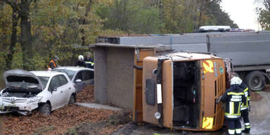 Mehrere Verletzte bei Massen-Karambolage