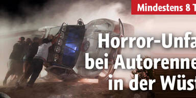Horror-Unfall bei US-Autorennen