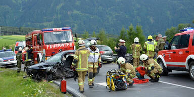 Tirol: 5 Verletzte bei Frontal-Crash