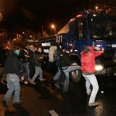 Ungarn-Ausschreitungen