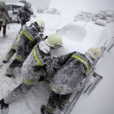 Massenunfall in Ungarn