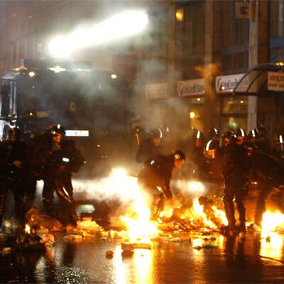 Ungarn-Ausschreitungen