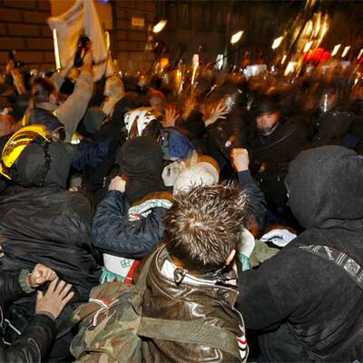 Ungarn-Ausschreitungen