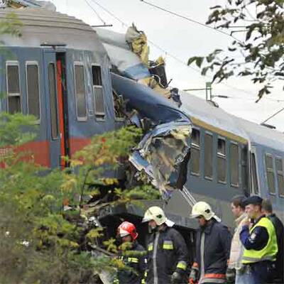 Schwerer Zugunfall in Ungarn