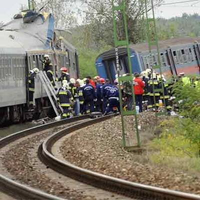 Schwerer Zugunfall in Ungarn