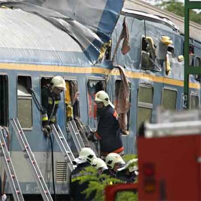 Schwerer Zugunfall in Ungarn