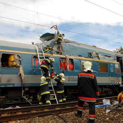 Schwerer Zugunfall in Ungarn
