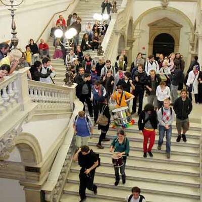 Uni Wien erneut von Studenten besetzt