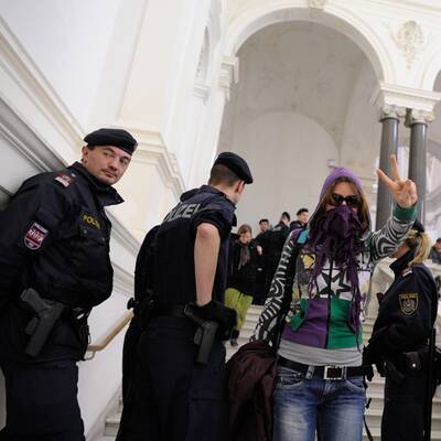 Studenten besetzen Rektorat der Uni Wien