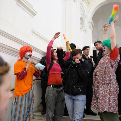 Studenten besetzen Rektorat der Uni Wien