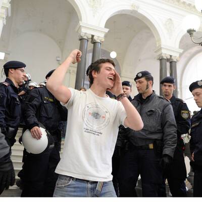 Studenten besetzen Rektorat der Uni Wien