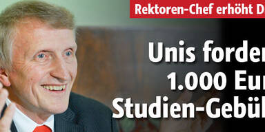 Bald Uni-Gebühr von 1.000 Euro pro Jahr