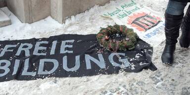 Audimax geräumt - Proteste gehen weiter