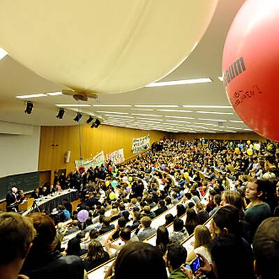 Vollversammlung an der Uni Klagenfurt