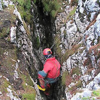 Das ist der Gipfel des 1973m hohen Untersbergs