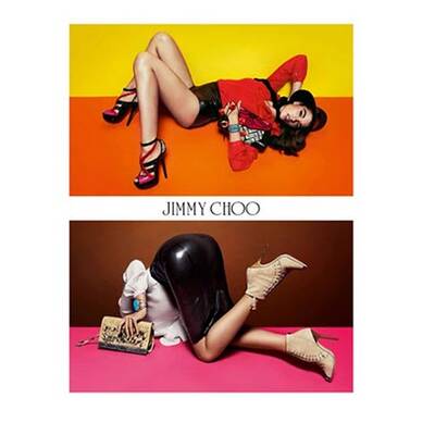 Crystal Renn für Jimmy Choo