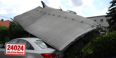 Wieder heftige Unwetter in Österreich 