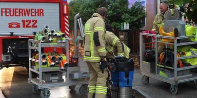 Unwetter hielten Feuerwehren auf Trab.