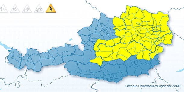 Nach Hitze folgen Regenschauer