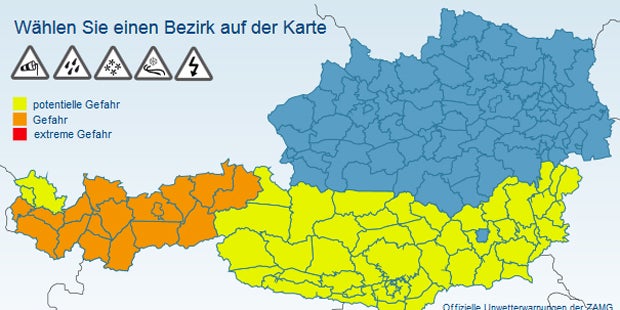 Winter mitten im Mai