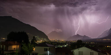 Schwere Gewitter in ganz Österreich