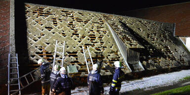 Schwere Unwetter-Sch&auml;den im Burgenland