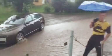 Unwetter-Alarm mit "Renate"