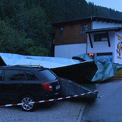 Schwere Unwetter in Österreich