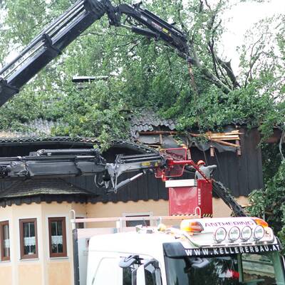 Unwetter in Ostösterreich