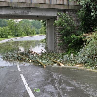 Unwetter in Ostösterreich