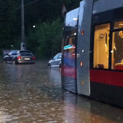 Heftiger Hagelschlag am Samstagabend in der Bundeshauptstadt
