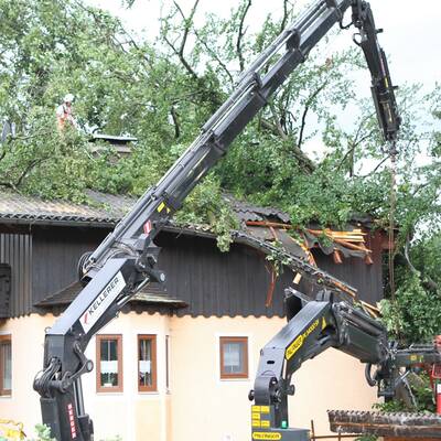 Unwetter in Ostösterreich