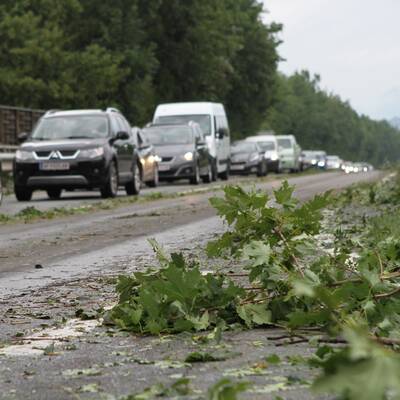 Unwetter in Ostösterreich