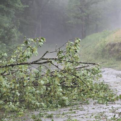 Unwetter in Ostösterreich