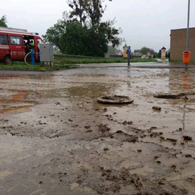 Überschwemmungen in Ost-Österreich