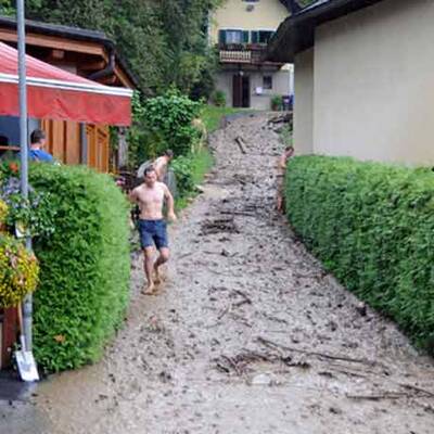 Unwetter in Österreich