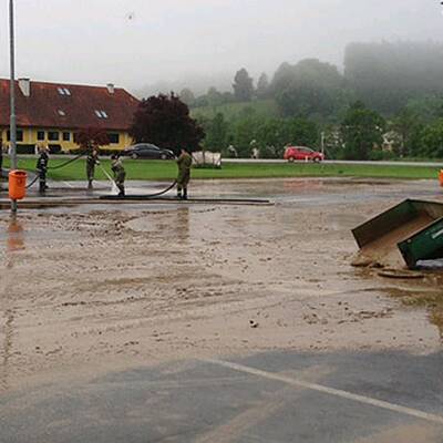Überschwemmungen in Ost-Österreich