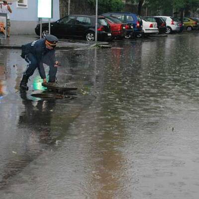 Heftige Unwetter in Leoben