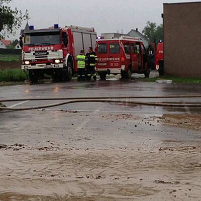 Überschwemmungen in Ost-Österreich